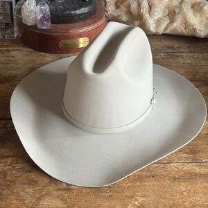 Bailey 20x Beaver Western Vintage Cowboy Felt Hat 7 1/4 58 Kemosabe Silverbelly